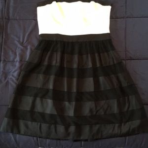 WHBM strapless dress